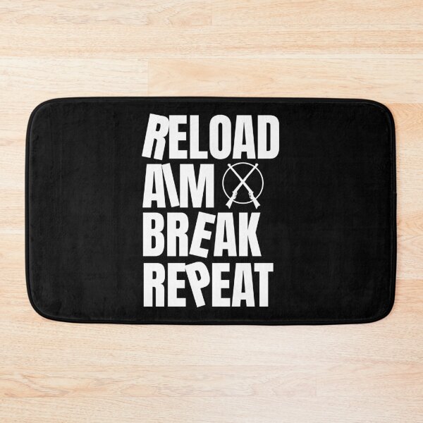 Item preview, Reload Aim Break Repeat Skeet Shooting Trap Shooting Clay Pigeon Retro Vintage Style designed and sold by HosvPrint .s.