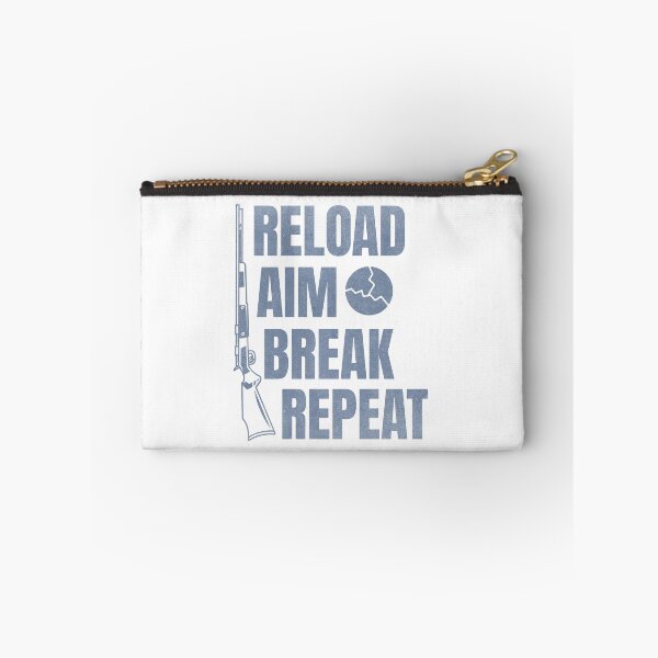 Item preview, Reload Aim Break Repeat Skeet Shooting Trap Shooting Clay Pigeon Retro Vintage Style designed and sold by HosvPrint .s.