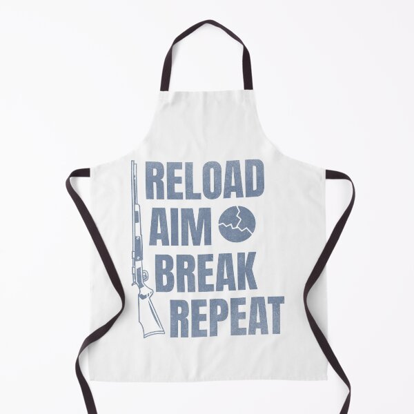 Item preview, Reload Aim Break Repeat Skeet Shooting Trap Shooting Clay Pigeon Retro Vintage Style designed and sold by HosvPrint .s.