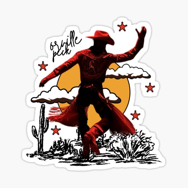 orville peck western sunset Sticker