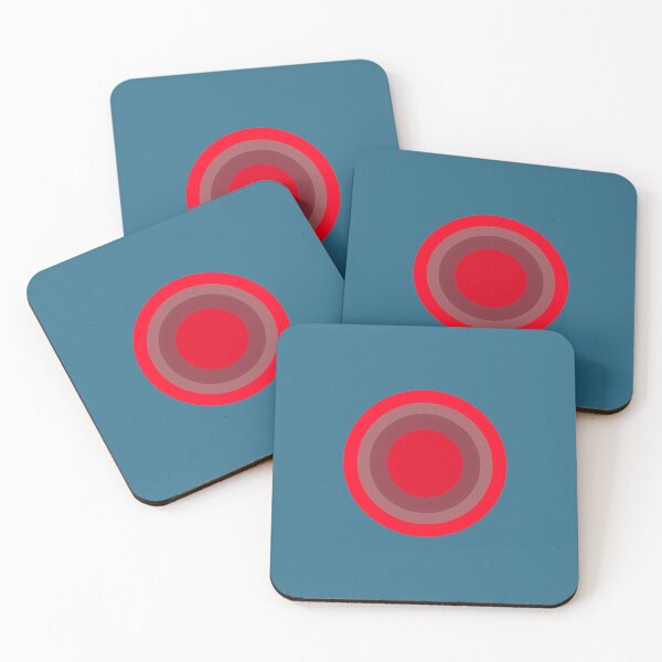Item preview, concentric rings on blue background designed and sold by BAMES-F-DESIGNS.