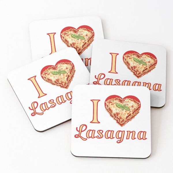 Item preview, I Love Lasagna designed and sold by DigitalToast.