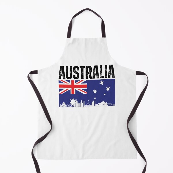 Item preview, Australian Flag with Aussie Vibes for Australia Travel designed and sold by KBMeyer.