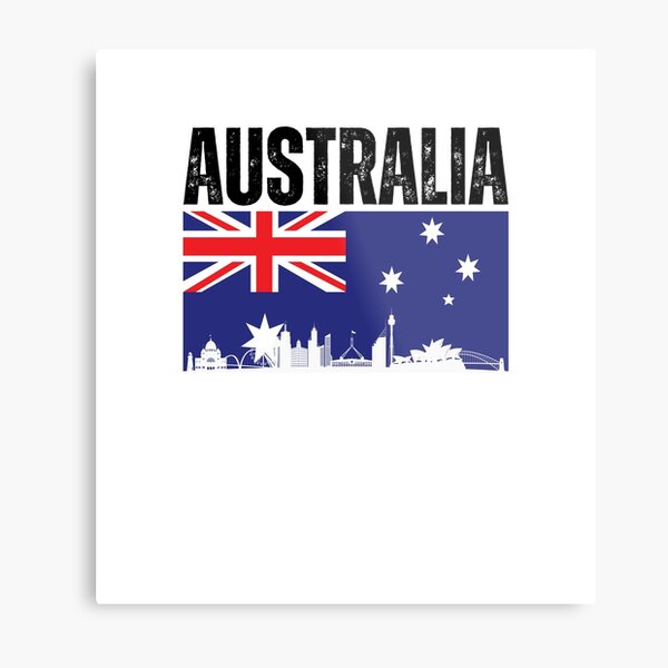 Item preview, Australian Flag with Aussie Vibes for Australia Travel designed and sold by KBMeyer.