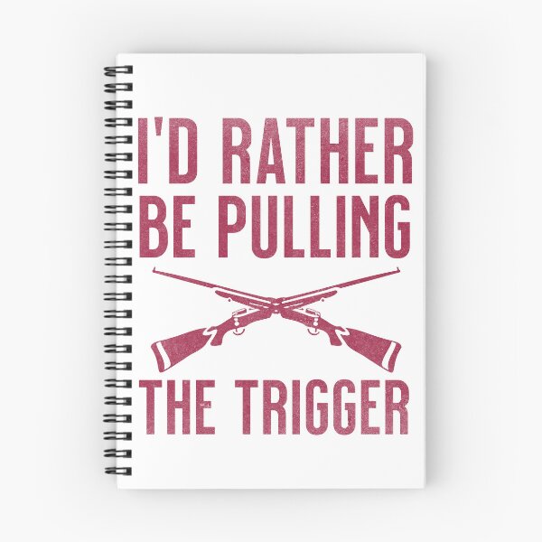 Item preview, Classic I'd Rather Be Pulling The Trigger Skeet Shooting Trap Shooting Clay Pigeon Retro Vintage Style designed and sold by HosvPrint .s.