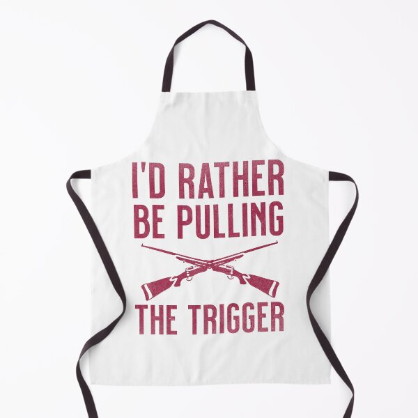 Item preview, Classic I'd Rather Be Pulling The Trigger Skeet Shooting Trap Shooting Clay Pigeon Retro Vintage Style designed and sold by HosvPrint .s.