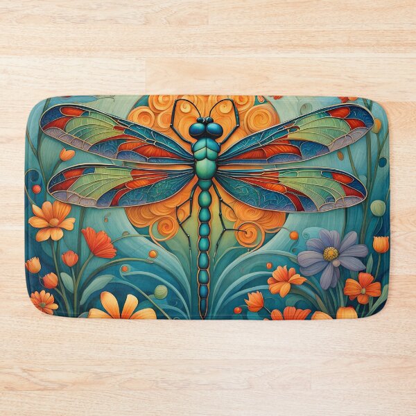 Item preview, Dragonfly 60's Flower Power designed and sold by druidwolfart.