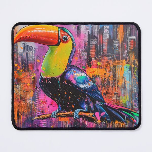 Item preview, toucan urban rainbow designed and sold by Agarweinchtien.