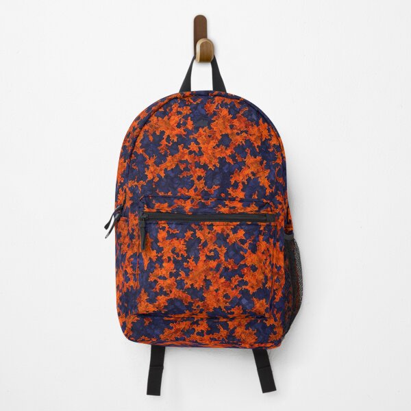 Item preview, Orange Blue Abstract Camouflage Pattern Design designed and sold by TheArtOfPat.