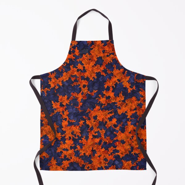 Item preview, Orange Blue Abstract Camouflage Pattern Design designed and sold by TheArtOfPat.