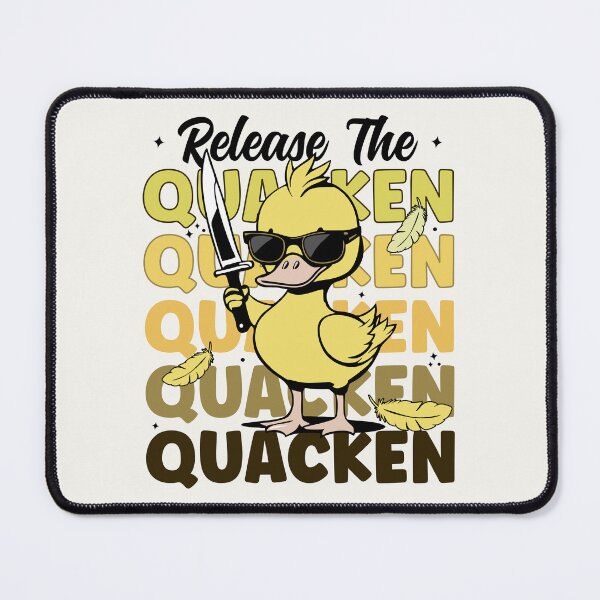 Item preview, Release The Quacken | Cute Duck with a Knife designed and sold by PearlMoonGrapes.