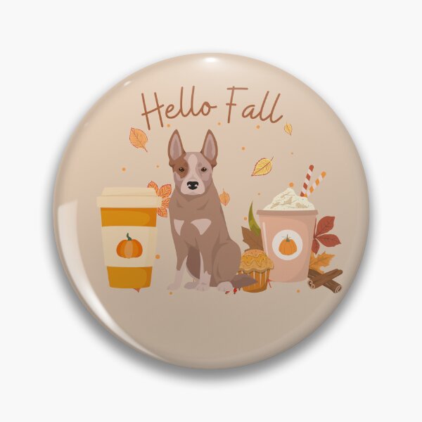 Item preview, Australian Cattle Dog, Hello Fall designed and sold by thedoglovershop.