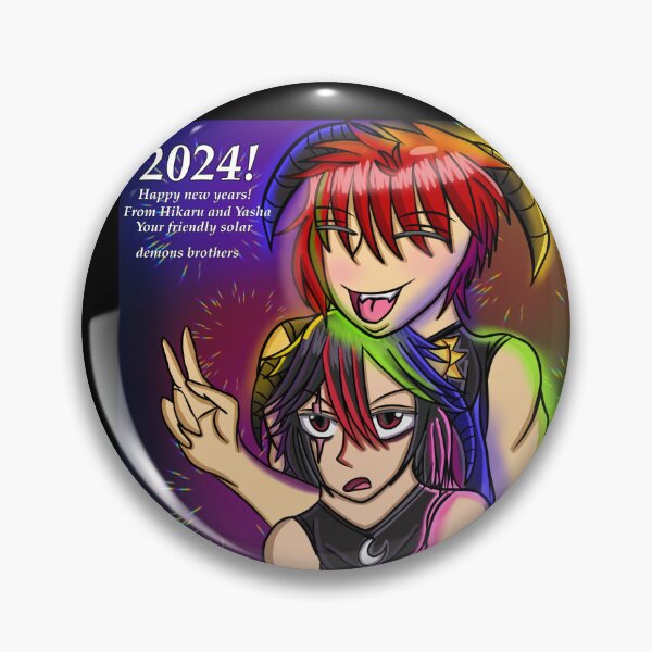 Item preview, Yasha and Hikaru Happy new years! (2024) designed and sold by littleluckyshop.