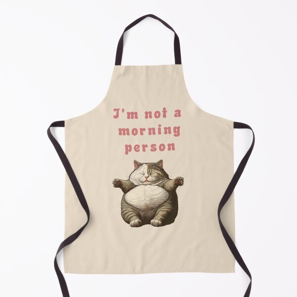 Item preview, IM NOT A MORNING PERSON CUTE CAT designed and sold by La Loca.