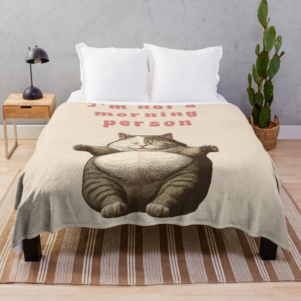 Item preview, IM NOT A MORNING PERSON CUTE CAT designed and sold by La Loca.