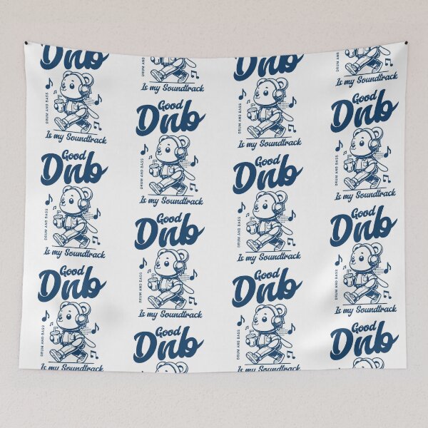 Item preview, DNB - Is My Soundtrack (Navy Blue)  designed and sold by Discothreadz.