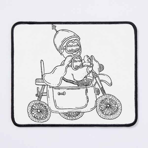 Item preview, Boy Driving with Dog designed and sold by doodlerealmstudios.