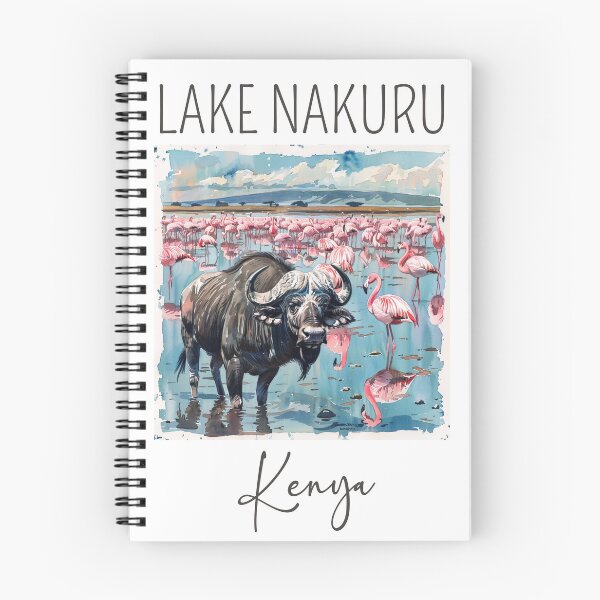 Item preview, A Watercolor Design of Lake Nakuru National Park - Kenya  designed and sold by Sketch-Shack.