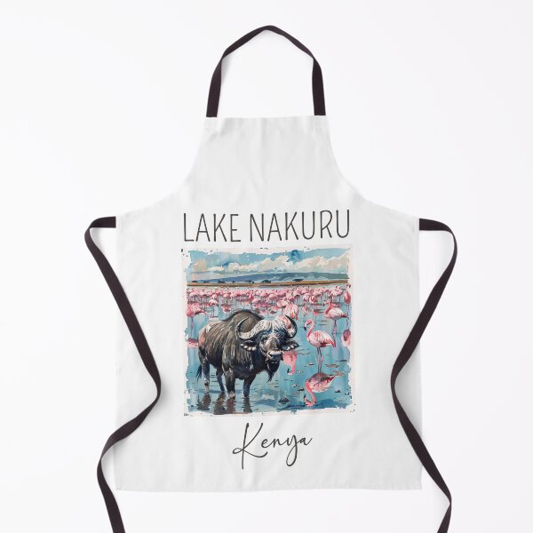 Item preview, A Watercolor Design of Lake Nakuru National Park - Kenya designed and sold by Sketch-Shack.
