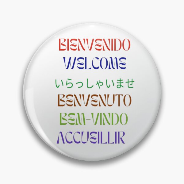 Item preview, Welcome in several languages designed and sold by EDUARDO RUIZ.