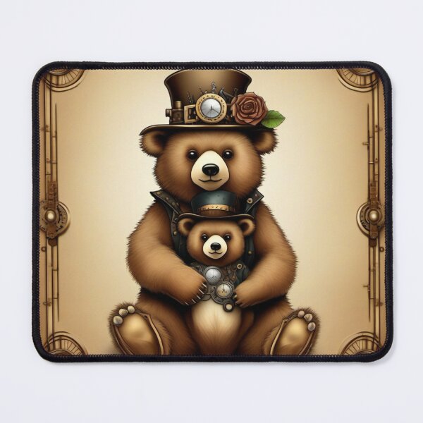 Item preview, Steampunk Mama Bear and Cub designed and sold by TeachersCubby.