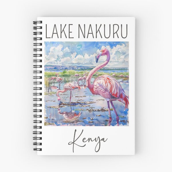 Item preview, A Watercolor Design of Lake Nakuru National Park - Kenya  designed and sold by Sketch-Shack.