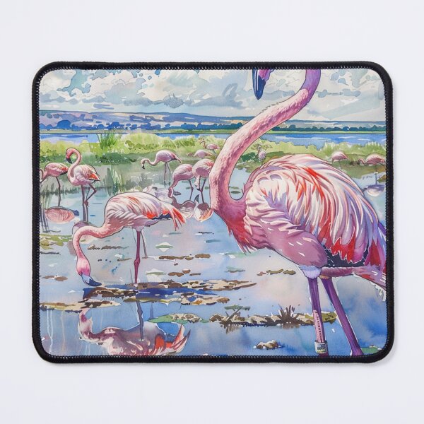 Item preview, A Watercolor Design of Lake Nakuru National Park - Kenya designed and sold by Sketch-Shack.