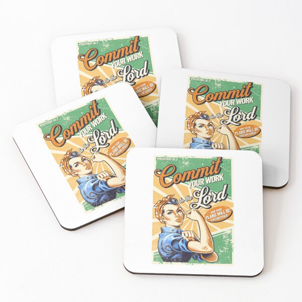 Item preview, Commit your work to the Lord designed and sold by WhatHeSaid.