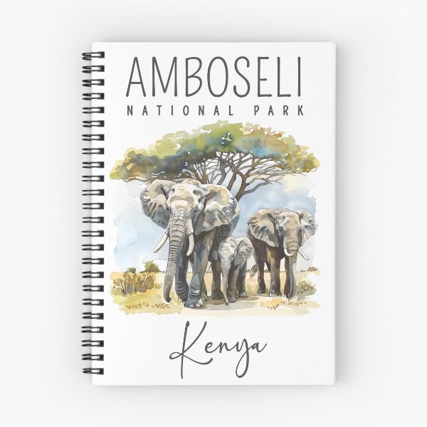 Item preview, A Watercolor Design of Amboseli National Park - Kenya  designed and sold by Sketch-Shack.