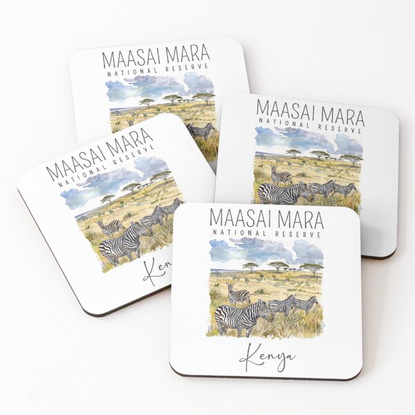 Item preview, A Watercolor Design of Maasai Mara National Reserve - Kenya  designed and sold by Sketch-Shack.