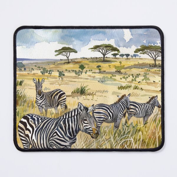 Item preview, A Watercolor Design of Maasai Mara National Reserve - Kenya  designed and sold by Sketch-Shack.