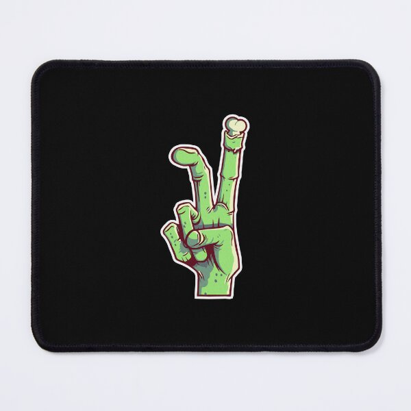 Item preview, zombie hand peace sign designed and sold by bbrown9397.