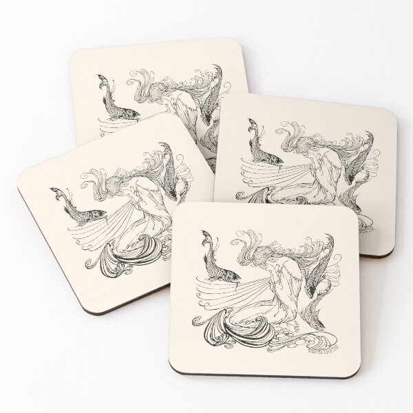 Item preview, Undine Crying - Arthur Rackham designed and sold by forgottenbeauty.