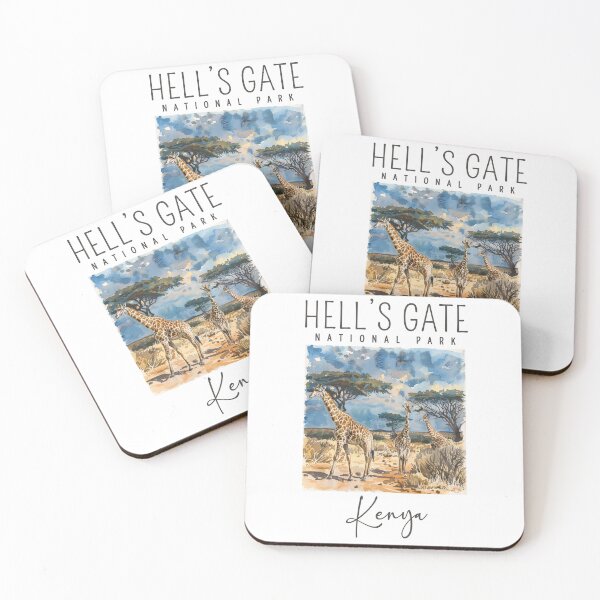 Item preview, A Watercolor Design of Hell’s Gate National Park - Kenya  designed and sold by Sketch-Shack.