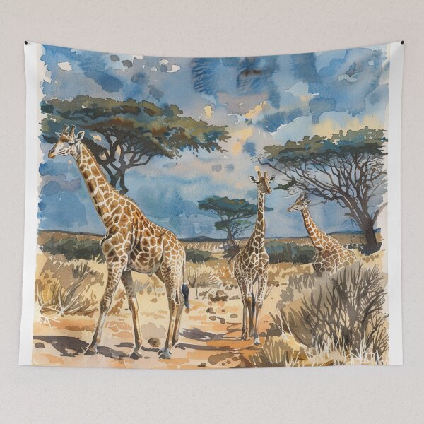 Item preview, A Watercolor Design of Hell’s Gate National Park - Kenya  designed and sold by Sketch-Shack.