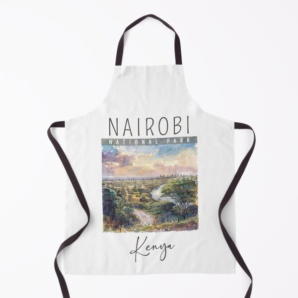 Item preview, A Watercolor Design of Nairobi National Park - Kenya designed and sold by Sketch-Shack.