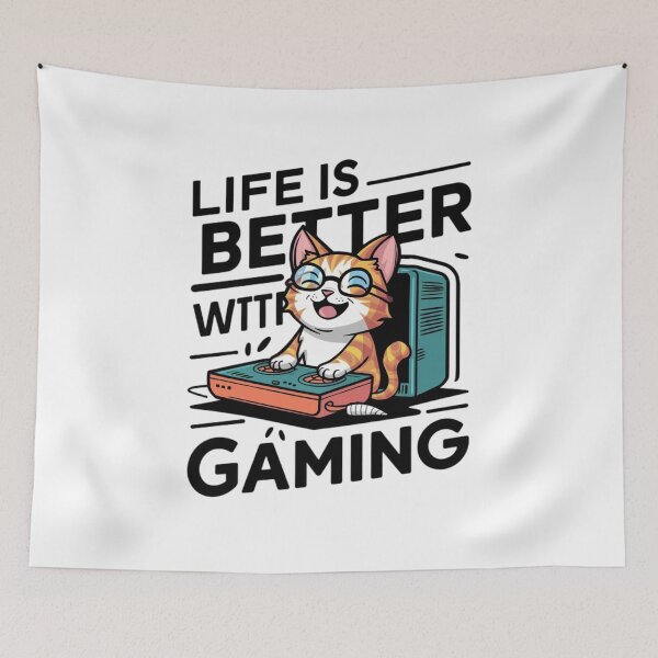 Item preview, Life is better with gaming designed and sold by nimmitrends.