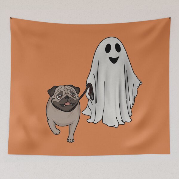 Item preview, Ghost Walking a Pug designed and sold by rmcbuckeye.