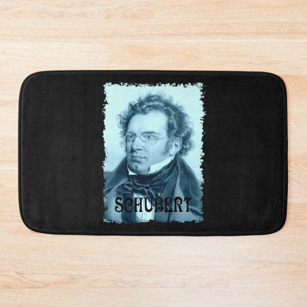 Item preview, Franz Peter Schubert - Portrait - Vintage Design - Blue - RB designed and sold by GrandArtists.