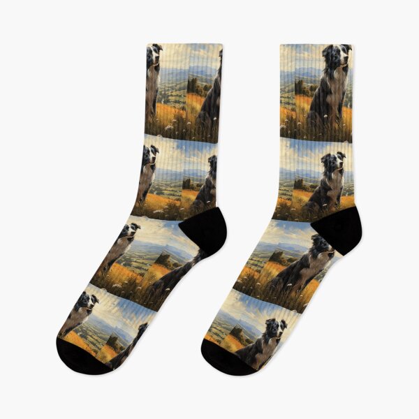 Item preview, Border Collie in a Field designed and sold by Samuelsboro.