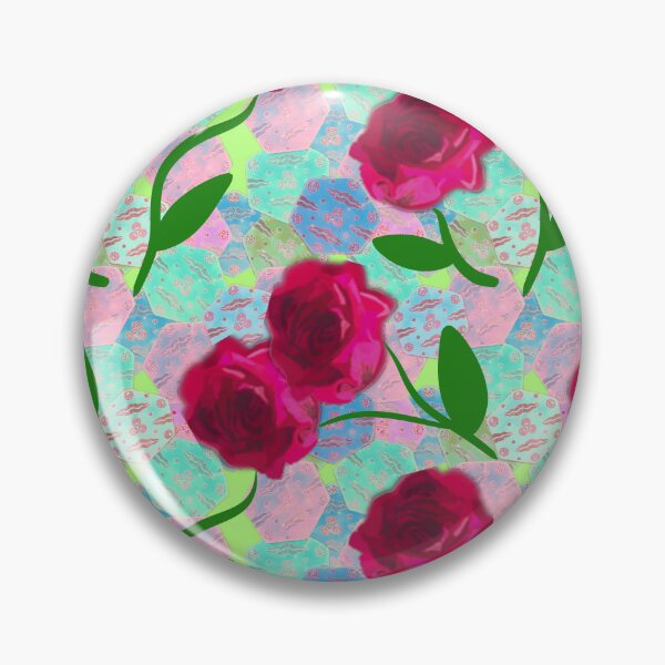 Item preview, Persian inspired rose pattern designed and sold by goldsmudge.