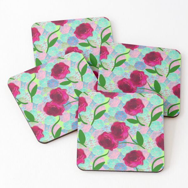 Item preview, Persian inspired rose pattern designed and sold by goldsmudge.
