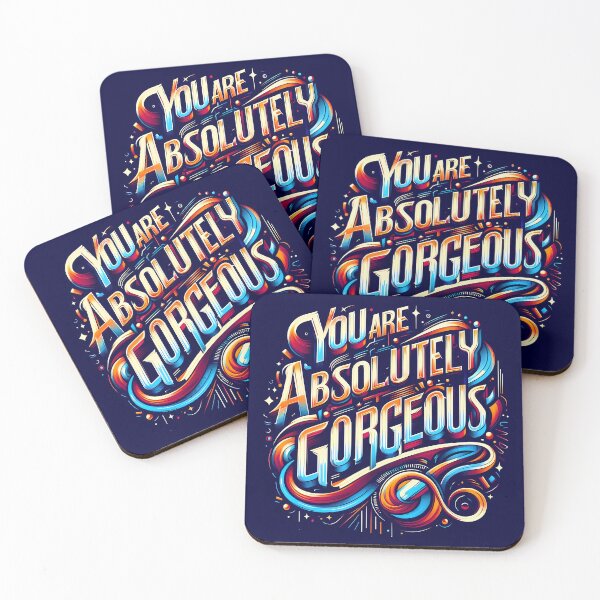 Item preview, You Are Absolutely Gorgeous, typography designed and sold by maxmaj.