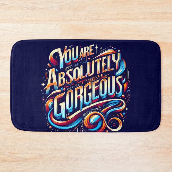Item preview, You Are Absolutely Gorgeous, typography designed and sold by maxmaj.