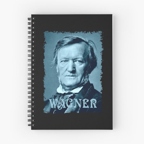 Item preview, Wilhelm Richard Wagner - Portrait - Vintage Design - Blue - RB designed and sold by GrandArtists.