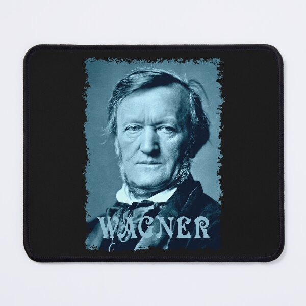 Item preview, Wilhelm Richard Wagner - Portrait - Vintage Design - Blue - RB designed and sold by GrandArtists.