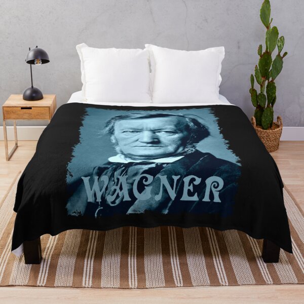 Item preview, Wilhelm Richard Wagner - Portrait - Vintage Design - Blue - RB designed and sold by GrandArtists.
