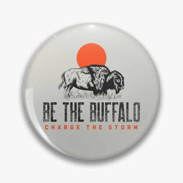 Item preview, Be the Buffalo - Charge the Storm Sunset designed and sold by dutchlovedesign.