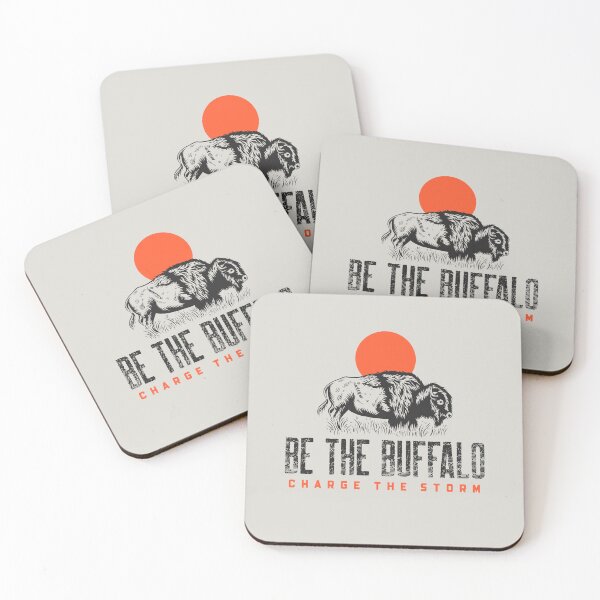 Item preview, Be the Buffalo - Charge the Storm Sunset designed and sold by dutchlovedesign.