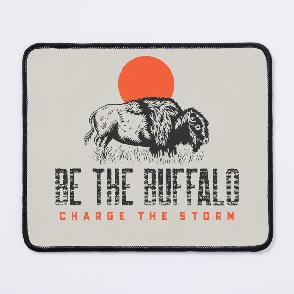 Item preview, Soyez le buffle - Chargez le coucher du soleil de la tempête designed and sold by dutchlovedesign.
